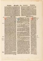 Collection of printed leaves, including one from Suma de Arithmetica Geometria Proportioni [et] Proportionalita