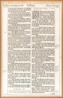 Leaf from the King James Bible