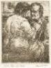 Lot of four signed, limited etchings by California artist Frank Van Sloun