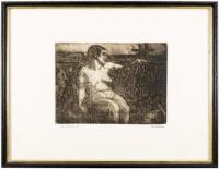 Model in Pose - signed limited etching