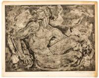 Prometheus - original etching signed