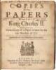 Copies of the Two Papers Written by the Late King Charles II. Together with a Copy of a Paper written by the Late Duchess of York