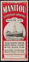 Manitou Steamship Company: The Mackinac Line - 1906 brochure