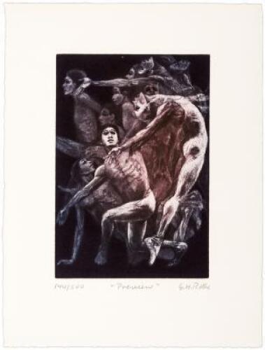 G.H. Rothe: Master of Mezzotint - signed limited edition with color mezzotint laid into rear pocket