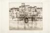 Florence Palaces - original etching, signed by E.D. Roth