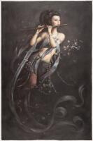 Seven original oil paintings - portraits of women by Lin You Zhi