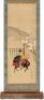 19th Century Japanese Hanging Scroll of an Archer on Horseback