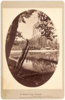 At Mirror Lake, Yosemite - cabinet card photograph