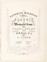 Favorite Melodies from the Grand Chinese Spectacle of Aladdin or the Wonderful Lamp, as produced at the Boston Museum. Words by S.S. Steele, Esq., Composed by T.[Thomas] Comer