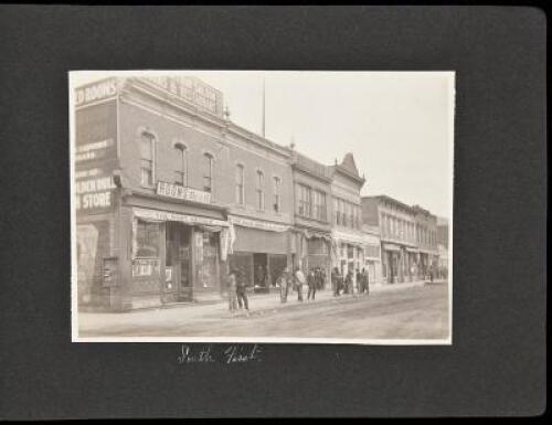 Photograph album with thirty-four original photographs of Raton, New Mexico