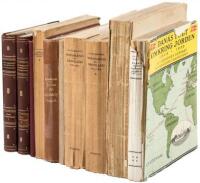 Ten volumes on Arctic exploration, including Knud Ramussen's From Greenland to the Pacific Ocean - Fra Gr&oslash;nland til Stillehavet