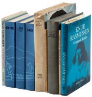 Nine volumes by and about Knud Rasmussen, the famous Danish polar explorer