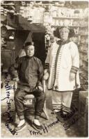 1910 Photograph of notorious inter-racial couple of San Francisco Chinatown