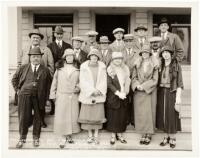 Album with approx. 30 mounted or loose photographs of ship building, ship launching, and other features of the Rolph Shipyard in Humboldt County, California