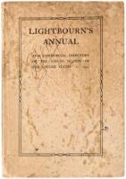 Lightbourn's Annual and Commercial Directory of the Virgin Islands of the United States. 1923.
