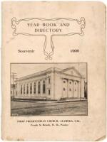 Year Book and Directory, Souvenir 1906. First Presbyterian Church, Alameda, Cal.