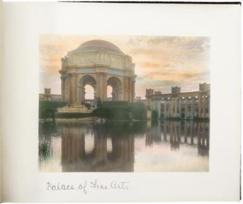 Two albums with approximately 275 original silver photographs of the creation, exhibits and grounds of the P.P.I.E, each captioned, the personal copy of James Rolph, Jr.