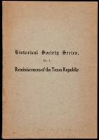 Reminiscences of the Texas Republic