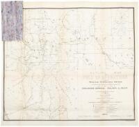 Outline Map of the Field of Operations against Hostile Chiricahua Indians, showing operations from April 12, 1886 to the date of their surrender September 4th, 1886