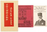 Three pieces of San Francisco Chinatown Tourist Ephemera