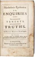 Pseudodoxia Epidemica: Or, Enquiries Into Very Many Received Tenents, And Commonly Presumed Truths