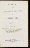 Geology and Industrial Resources of California