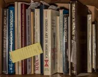 Shelf of books about Ancient American art