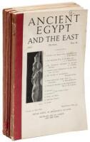 Seven Volumes of Ancient Egypt and the East, A Quarterly from the British School of Archaeology in Egypt