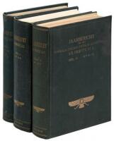 Jaarbericht van het Vooraziatisch-Egyptisch Gezelschap ex Oriente Lux, Deel I (nos 1-5)(1933-1937), Deel II (nos 6-8)(1939-1942) and Deel III (9-10)(1944-1948)