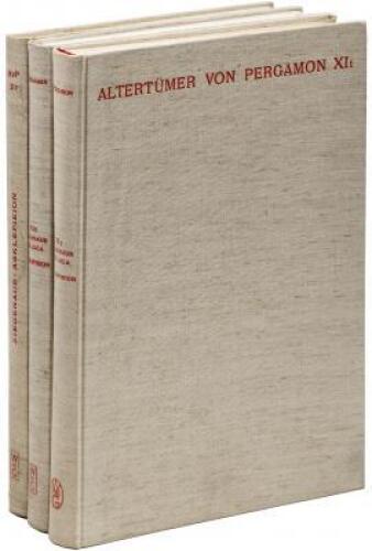 Das Asklepieion, Band XI, Part I, II and III, in the Altert&uuml;mer von Pergamon series