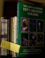 Shelf of golf books