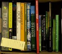 Shelf of golf books