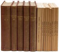 Hesperia: Journal of the American School of Classical Studies at Athens - a nearly unbroken run from Volume 1 to 59