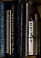 Shelf of works on art and archaeology