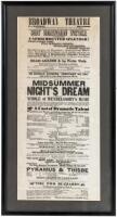 Broadway Theatre. E. A. Marshall....Sole Lessee. Also of the Walnut Street Theatre, Philadelphia, and the Theatre in Washington. Great Shakespearian Spectacle, produced with Unprecedented Splendor! - broadside