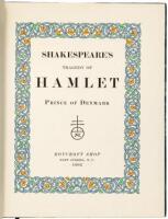 Tragedy of Hamlet, Prince of Denmark - One of 100 copies on Japan vellum