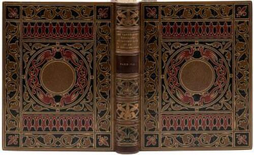 Les Carrelages Emailles du Moyen-Age et de la Renaissance... - Finely bound by Marius Michel