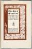 The Man of Sorrows. Being a Little Journey to the Home of Jesus of Nazareth - One of 200 copies printed on Japan vellum - 2