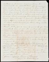 Autograph letter, signed from a man with "great faith" in black soldiers