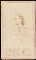 Carte-de-visite of "A Slave Girl from New Orleans" - a white slave