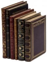 Six volumes in fine full morocco bindings