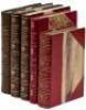 Five finely bound volumes