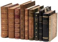 Ten finely bound volumes