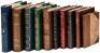 Ten finely bound volumes