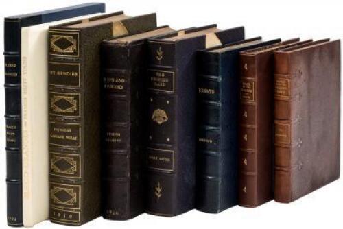 Eight volumes finely bound by John Grabau