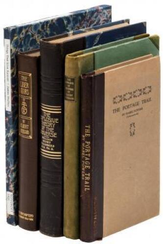 Five volumes published by the Roycrofters after the death of Elbert & Alice Hubbard