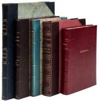 Five volumes finely bound by John Grabau