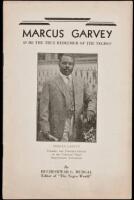 Marcus Garvey, Is He The True Redeemer Of The Negro?