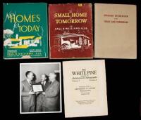 Group of works and materials containing architectural designs by California's first nationally acclaimed black architect, Paul Williams