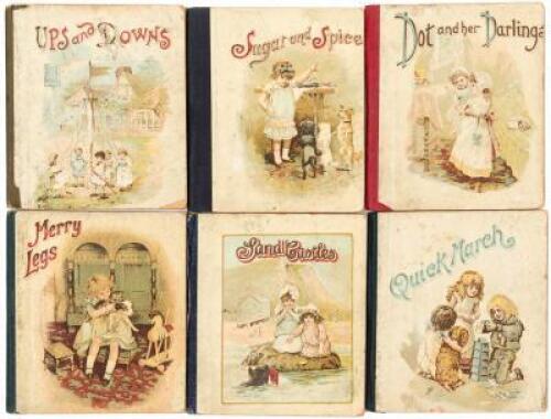 WITHDRAWN - Six charming children's books, with chromolithograph covers